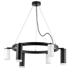Lightstar LR0168733630 Люстра RULLO 6х50W GU10 ЧЕРНЫЙ/БЕЛЫЙ (571016+214487-3+214436-3+202430-6)
