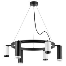 Lightstar LR01687336376 Люстра RULLO 6х50W GU10 ЧЕРНЫЙ/БЕЛЫЙ (571016+214487-3+214436-3+203437-3+203436-3)