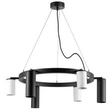 Lightstar LR016873363 Люстра RULLO 6х50W GU10 ЧЕРНЫЙ/БЕЛЫЙ (571016+214487-3+214436-3)