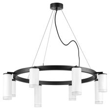 Lightstar LR0183648640 Люстра RULLO 8х50W GU10 ЧЕРНЫЙ/БЕЛЫЙ (571018+214436-4+214486-4+202430-8)