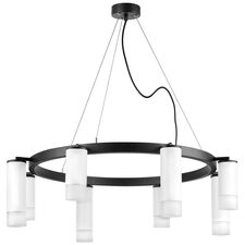 Lightstar LR0183648641 Люстра RULLO 8х50W GU10 ЧЕРНЫЙ/БЕЛЫЙ (571018+214436-4+214486-4+202431-8)