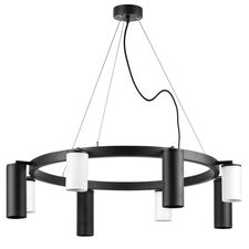Lightstar LR018364874 Люстра RULLO 8х50W GU10 ЧЕРНЫЙ/БЕЛЫЙ (571018+214436-4+214487-4)