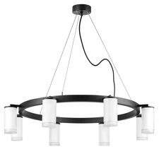 Lightstar LR0183680 Люстра RULLO 8х50W GU10 ЧЕРНЫЙ/БЕЛЫЙ (571018+214436-8+202430-8)