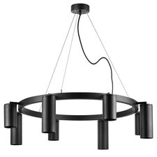 Lightstar LR018374874 Люстра RULLO 8х50W GU10 ЧЕРНЫЙ (571018+214437-4+214487-4)