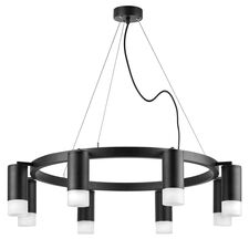 Lightstar LR0183781 Люстра RULLO 8х50W GU10 ЧЕРНЫЙ (571018+214437-8+202431-8)