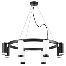 Lightstar LR01886437467 Люстра RULLO 8х50W GU10 ЧЕРНЫЙ/БЕЛЫЙ (571018+214486-4+214437-4+203436-4+203437-4)