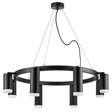 Lightstar LR0188743740 Люстра RULLO 8х50W GU10 ЧЕРНЫЙ (571018+214437-4+214487-4+202430-8)