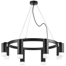 Lightstar LR0188743741 Люстра RULLO 8х50W GU10 ЧЕРНЫЙ (571018+214437-4+214487-4+202431-8)