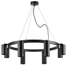 Lightstar LR018874374 Люстра RULLO 8х50W GU10 ЧЕРНЫЙ (571018+214437-4+214487-4)