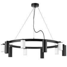 Lightstar LR020365875 Люстра RULLO 10х50W GU10 ЧЕРНЫЙ/БЕЛЫЙ (571020+214436-5+214487-5)