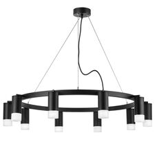 Lightstar LR0203701 Люстра RULLO 10х50W GU10 ЧЕРНЫЙ (571020+214437-10+202431-10)