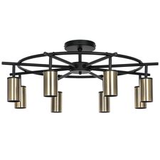 Lightstar LR718318 Люстра RULLO 8х50W GU10 ЧЕРНЫЙ/БРОНЗА (571718+214431-8)