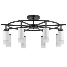 Lightstar LR7183681 Люстра RULLO 8х50W GU10 ЧЕРНЫЙ/БЕЛЫЙ (571718+214436-8+202431-8)