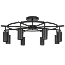 Lightstar LR718378 Люстра RULLO 8х50W GU10 ЧЕРНЫЙ (571718+214437-8)