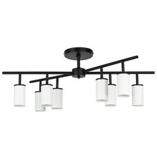 Lightstar LR728368 Люстра RULLO 8х50W GU10 ЧЕРНЫЙ/БЕЛЫЙ (571728+214436-8)
