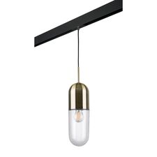 Lightstar PRO690011 Светильник д/1-фазн трека RAMO 1х40W E27 БРОНЗА/ПРОЗРАЧНЫЙ/ЧЕРНЫЙ (690011+595007)