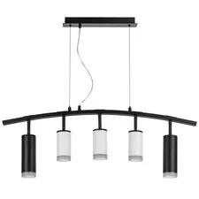 Lightstar LR7358723630 Люстра RULLO 5х50W GU10 ЧЕРНЫЙ/БЕЛЫЙ (571735+214436-3+214487-2+202430-5)