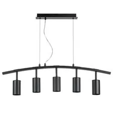 Lightstar LR735375 Люстра RULLO 5х50W GU10 ЧЕРНЫЙ (571735+214437-5)