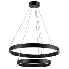 Lightstar 748117 Люстра SATURNO LED 60W 4400LM 70G ЧЕРНЫЙ 3000-6000K