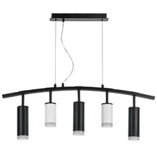 Lightstar LR7353628730 Люстра RULLO 5х50W GU10 ЧЕРНЫЙ/БЕЛЫЙ (571735+214436-2+214487-3+202430-5)