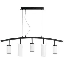 Lightstar LR735363862 Люстра RULLO 5х50W GU10 ЧЕРНЫЙ/БЕЛЫЙ (571735+214436-3+214486-2)