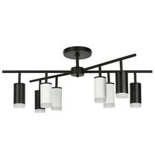 Lightstar LR7283743640 Люстра RULLO 8х50W GU10 ЧЕРНЫЙ/БЕЛЫЙ (571728+214437-4+214436-4+202430-8)