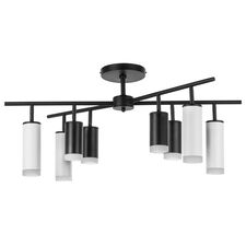 Lightstar LR7283748640 Люстра RULLO 8х50W GU10 ЧЕРНЫЙ/БЕЛЫЙ (571728+214437-4+214486-4+202430-8)