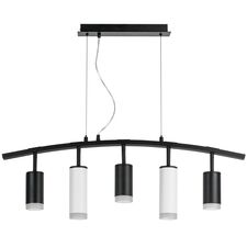 Lightstar LR7353738620 Люстра RULLO 5х50W GU10 ЧЕРНЫЙ/БЕЛЫЙ (571735+214437-3+214486-2+202430-5)