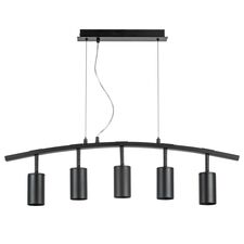 Lightstar LR735375 Люстра RULLO 5х50W GU10 ЧЕРНЫЙ (571735+214437-5)