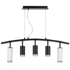 Lightstar LR7358623730 Люстра RULLO 5х50W GU10 ЧЕРНЫЙ/БЕЛЫЙ (571735+214437-3+214486-2+202430-5)