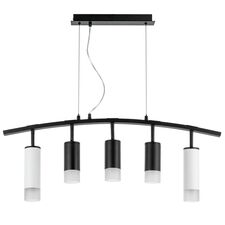 Lightstar LR7358623731 Люстра RULLO 5х50W GU10 ЧЕРНЫЙ/БЕЛЫЙ (571735+214437-3+214486-2+202431-5)
