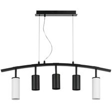 Lightstar LR735862373 Люстра RULLO 5х50W GU10 ЧЕРНЫЙ/БЕЛЫЙ (571735+214437-3+214486-2)