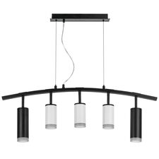 Lightstar LR7358723630 Люстра RULLO 5х50W GU10 ЧЕРНЫЙ/БЕЛЫЙ (571735+214436-3+214487-2+202430-5)