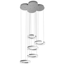 Lightstar 763449 Подвес UNITARIO 46W LED 5060LM СЕРЕБРО МАТОВЫЙ 4000K
