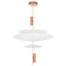 Lightstar 814532  2КОР! Люстра VIOLA LED 3x6W 560LM РОЗОВОЕ ЗОЛОТО/БЕЛЫЙ 3000K