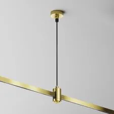 Maytoni Technical TRA157SW-B1-BS Подвес тросовый Hang с вводом питания Flarity латунь