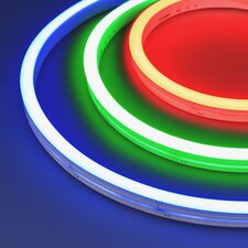 Arlight 042742 Светодиодная лента герметичная MOONLIGHT-SIDE-B84-12x17mm 24V RGB (12 W/m, IP67, 5m, wire x2) (Arlight, Вывод боковой, 3 года) 042742