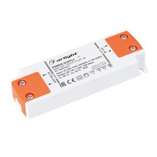 Arlight 029276(1) Блок питания ARV-SP-12015-FLAT-B (12V, 1,25A, 15W) (Arlight, IP20 Пластик, 5 лет) 029276(1)