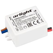 Arlight 028276 Блок питания ARJ-KE21300-PFC-TRIAC-A (6,3W, 300mA) (Arlight, IP44 Пластик, 5 лет) 028276