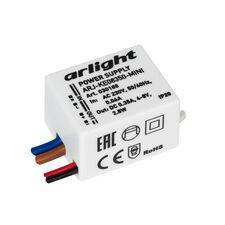 Arlight 030188 Блок питания ARJ-KE08350-MINI (2,8W, 350mA) (Arlight, IP20 Пластик, 5 лет) 030188