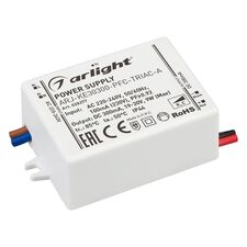 Arlight 028277 Блок питания ARJ-KE30300-PFC-TRIAC-A (9W, 300mA) (Arlight, IP44 Пластик, 5 лет) 028277