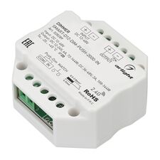 Arlight 028289 Диммер SMART-D12-DIM-PUSH-2000-IN (12-48V, 1x6A, 2,4G) (Arlight, IP20 Пластик, 5 лет) 028289