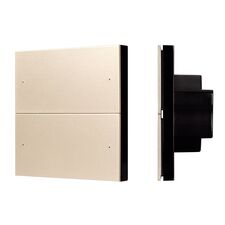Arlight 039313 INTELLIGENT ARLIGHT Кнопочная панель SMART-DMX512-801-22-4G-4SC-DIM-IN Gold (230V, 2,4G) (IARL, IP20 Пластик, 5 лет) 039313