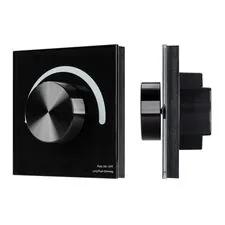 Arlight 033753 Панель SMART-P1-DIM-G-IN Black (3V, Rotary, 2,4G) (Arlight, IP20 Пластик, 5 лет) 033753