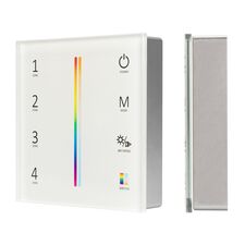 Arlight 028309 Панель Sens SMART-P55-MULTI White (3V, 4 зоны, 2,4G) (Arlight, IP20 Пластик, 5 лет) 028309