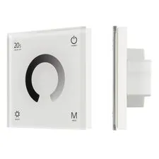 Arlight 034774 Панель SMART-P4-DIM-G-IN White (12-24V, 4x3A, Sens, 2,4G) (Arlight, IP20 Пластик, 5 лет) 034774
