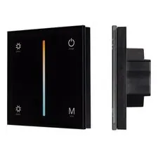 Arlight 033765 Панель SMART-P21-MIX-G-IN Black (12-24V, 4x3A, Sens, 2,4G) (Arlight, IP20 Пластик, 5 лет) 033765