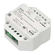 Arlight 028289 Диммер SMART-D12-DIM-PUSH-2000-IN (12-48V, 1x6A, 2,4G) (Arlight, IP20 Пластик, 5 лет) 028289