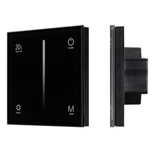 Arlight 034780 Панель SMART-P6-DIM-G-IN Black (12-24V, 4x3A, Sens, 2,4G) (Arlight, IP20 Пластик, 5 лет) 034780