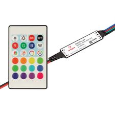Arlight 031594 Контроллер SMART-MINI-RGB-SET (12-24V, 3x1,5A, ПДУ 24кн, IR) (Arlight, IP20 Пластик, 5 лет) 031594